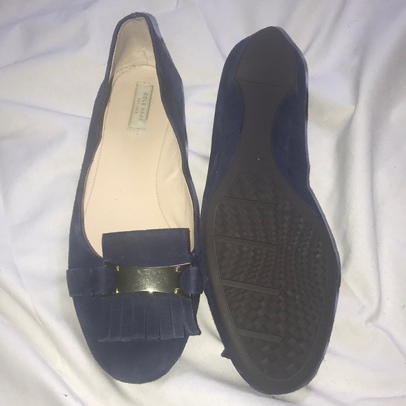 COLE HAAN KARMEN KILTED BALLET SHOES - Picture 4 of 10